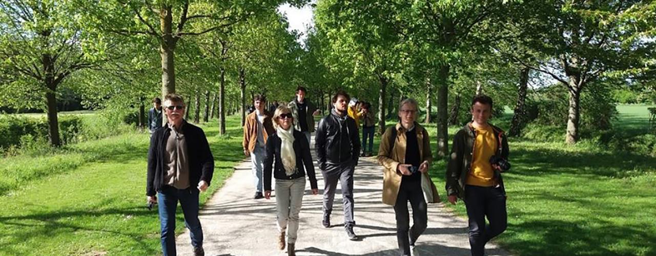 Studenten landschaps- en tuinarchitectuur Erasmushogeschool Brussel