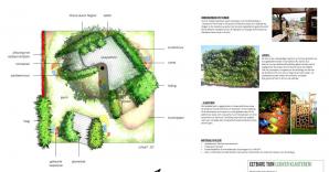 Project thema en landschappelijke tuin