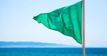groene vlag