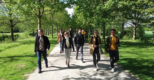 Studenten landschaps- en tuinarchitectuur Erasmushogeschool Brussel